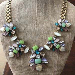 Stella & Dot jeweled statement necklace